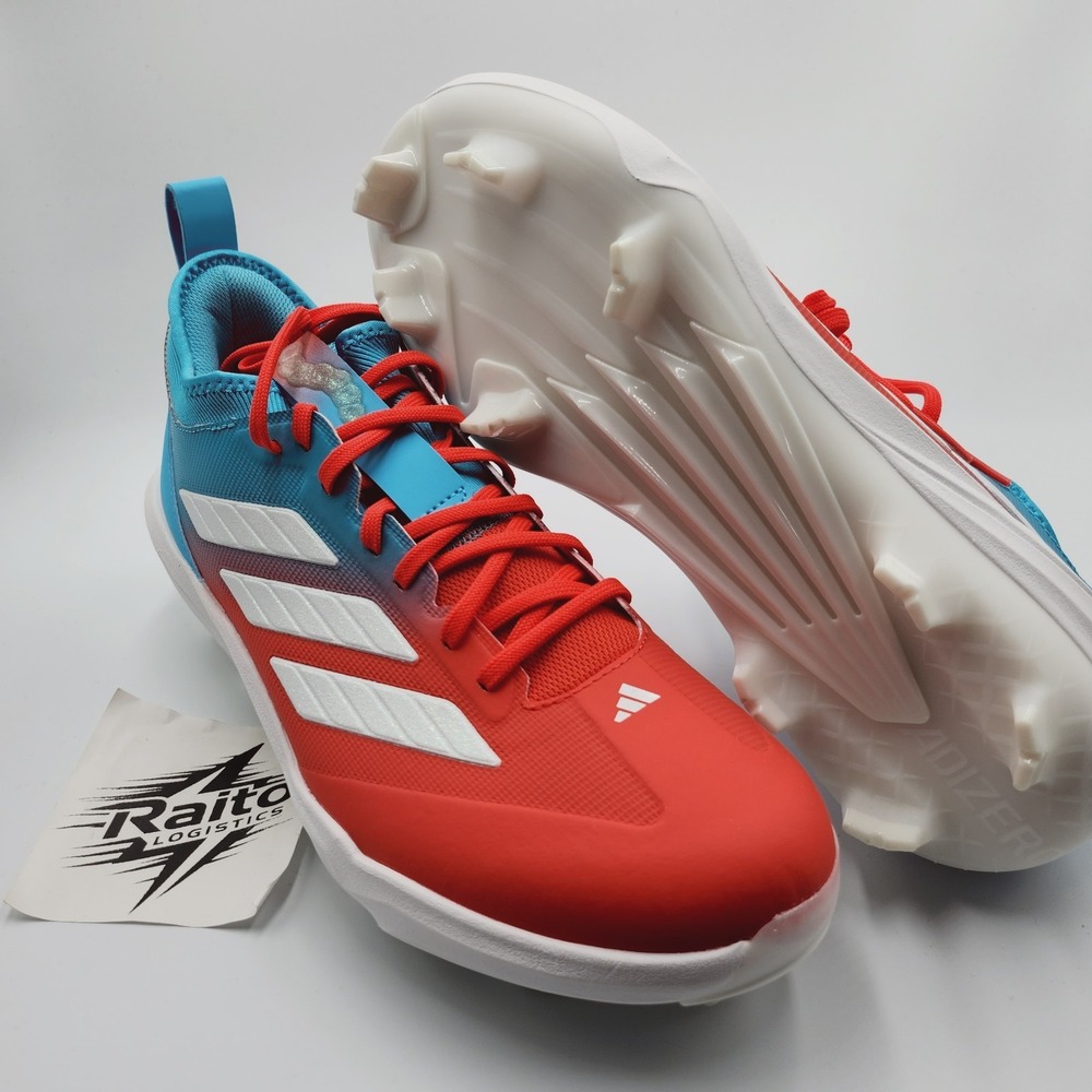 Mens Size 11 Adidas Baseball Cleats Adizero Impact TPU Candy Bright Cyan JR7826